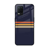 Tricolor Stripes Realme 8 5G Glass Cases & Covers Online
