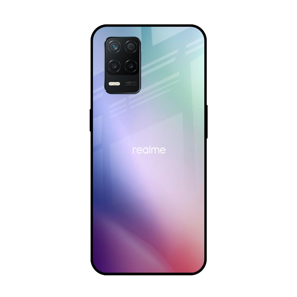 Abstract Holographic Realme 8 5G Glass Back Cover Online