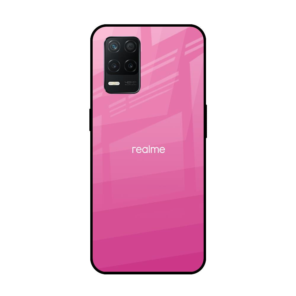 Pink Ribbon Caddy Realme 8 5G Glass Back Cover Online