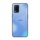 Vibrant Blue Texture Realme 8 5G Glass Back Cover Online