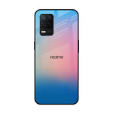 Blue & Pink Ombre Realme 8 5G Glass Back Cover Online