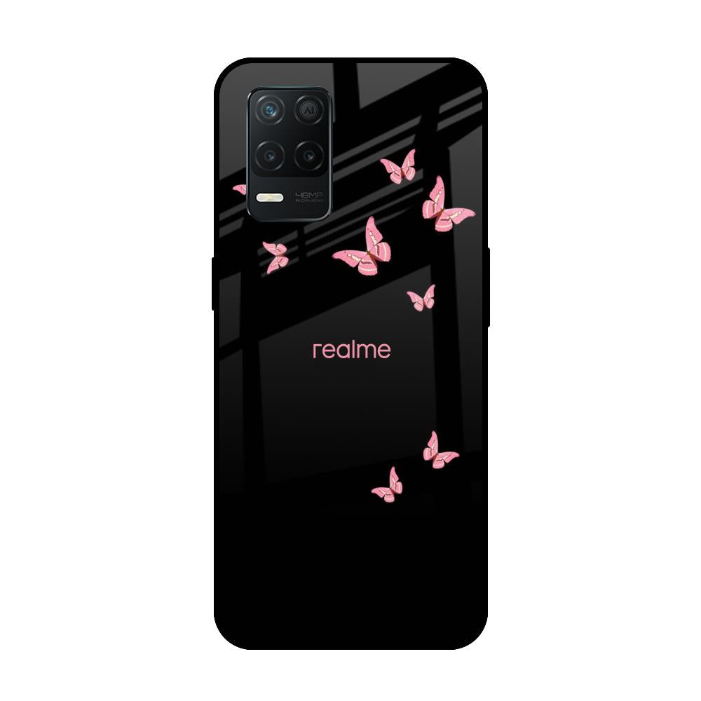 Fly Butterfly Realme 8 5G Glass Back Cover Online