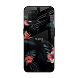 Tropical Art Flower Realme 8 5G Glass Back Cover Online