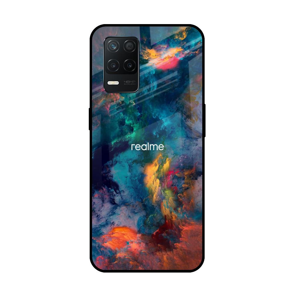 Colored Storm Realme 8 5G Glass Back Cover Online