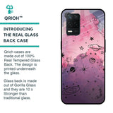 Space Doodles Glass Case for Realme 8 5G