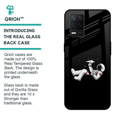 Space Traveller Glass Case for Realme 8 5G