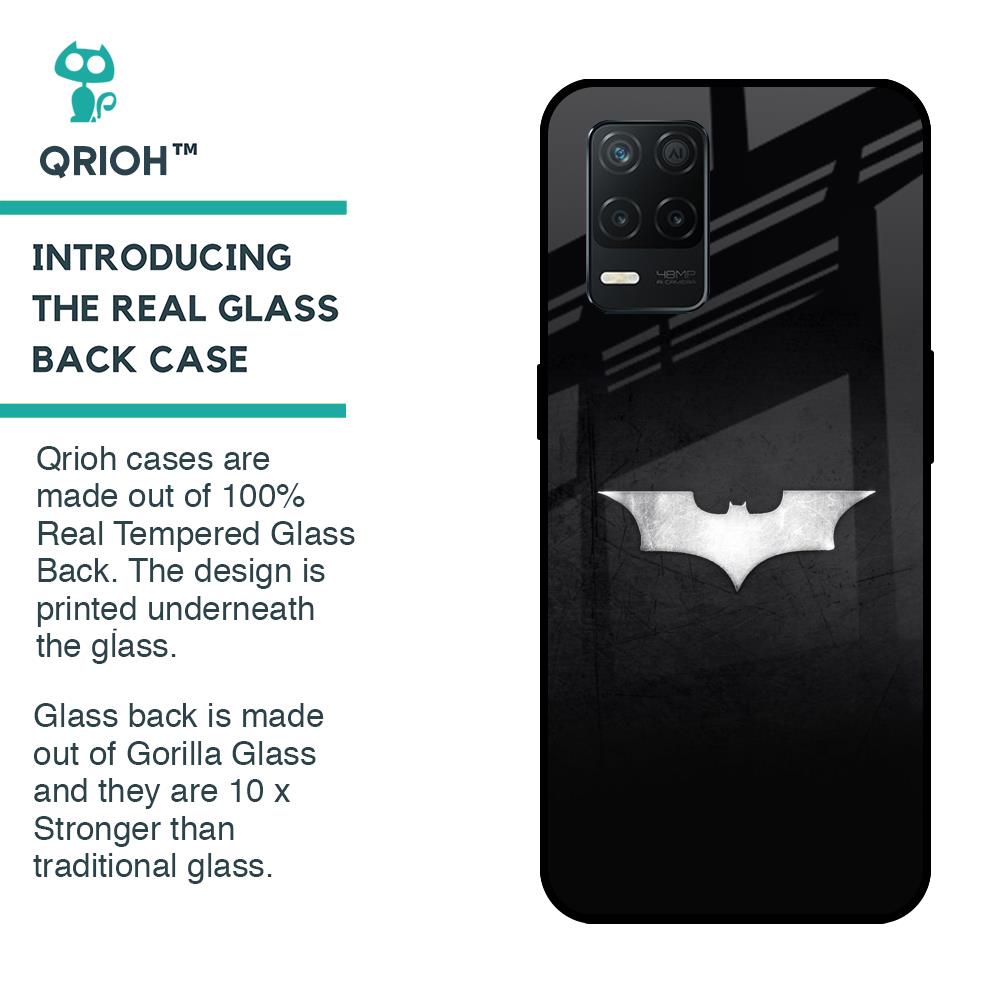 Super Hero Logo Glass Case for Realme 8 5G
