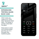Classic Keypad Pattern Glass Case for Realme 8 5G
