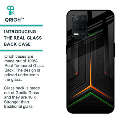 Modern Ultra Chevron Glass Case for Realme 8 5G