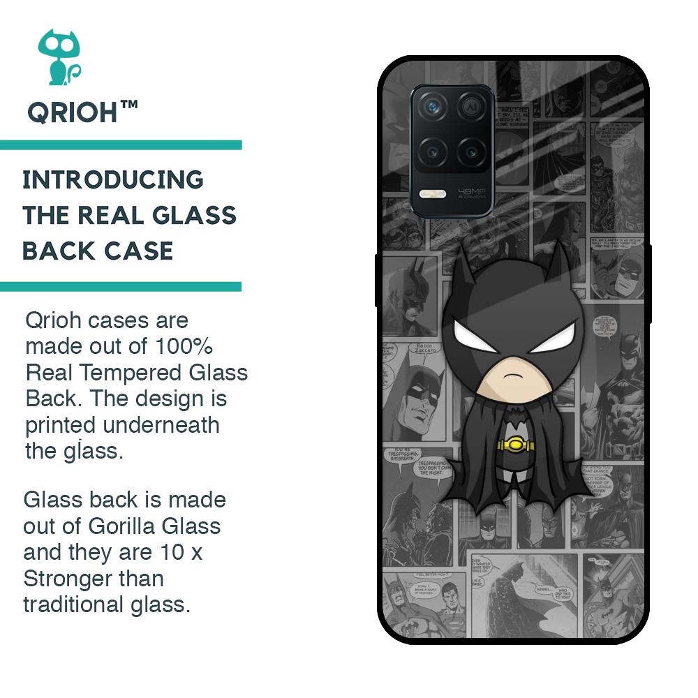 Cartoon Art Glass Case for Realme 8 5G