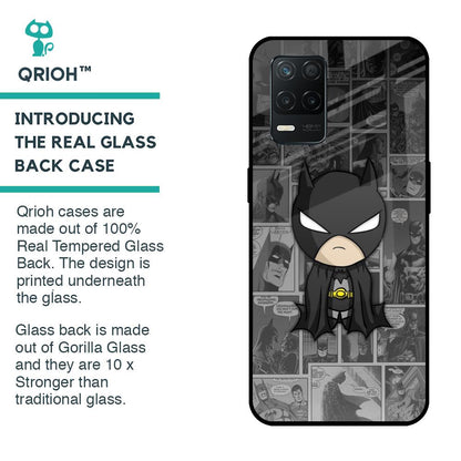 Cartoon Art Glass Case for Realme 8 5G