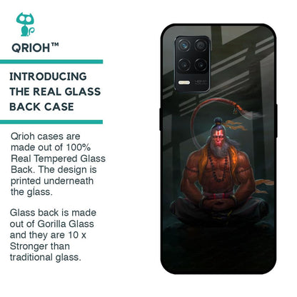 Lord Hanuman Animated Glass Case for Realme 8 5G