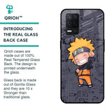 Orange Chubby Glass Case for Realme 8 5G