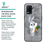 Cute Baby Bunny Glass Case for Realme 8 5G
