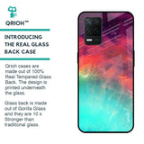 Colorful Aura Glass Case for Realme 8 5G