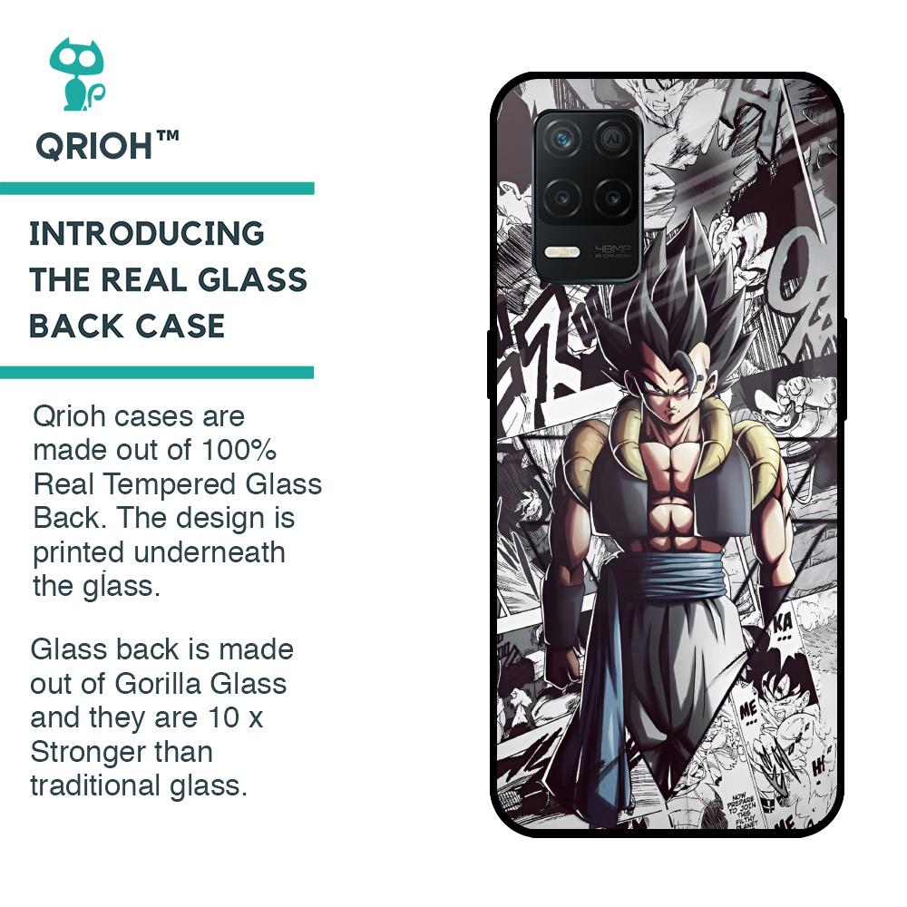 Dragon Anime Art Glass Case for Realme 8 5G