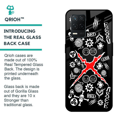 Red Zone Glass Case for Realme 8 5G