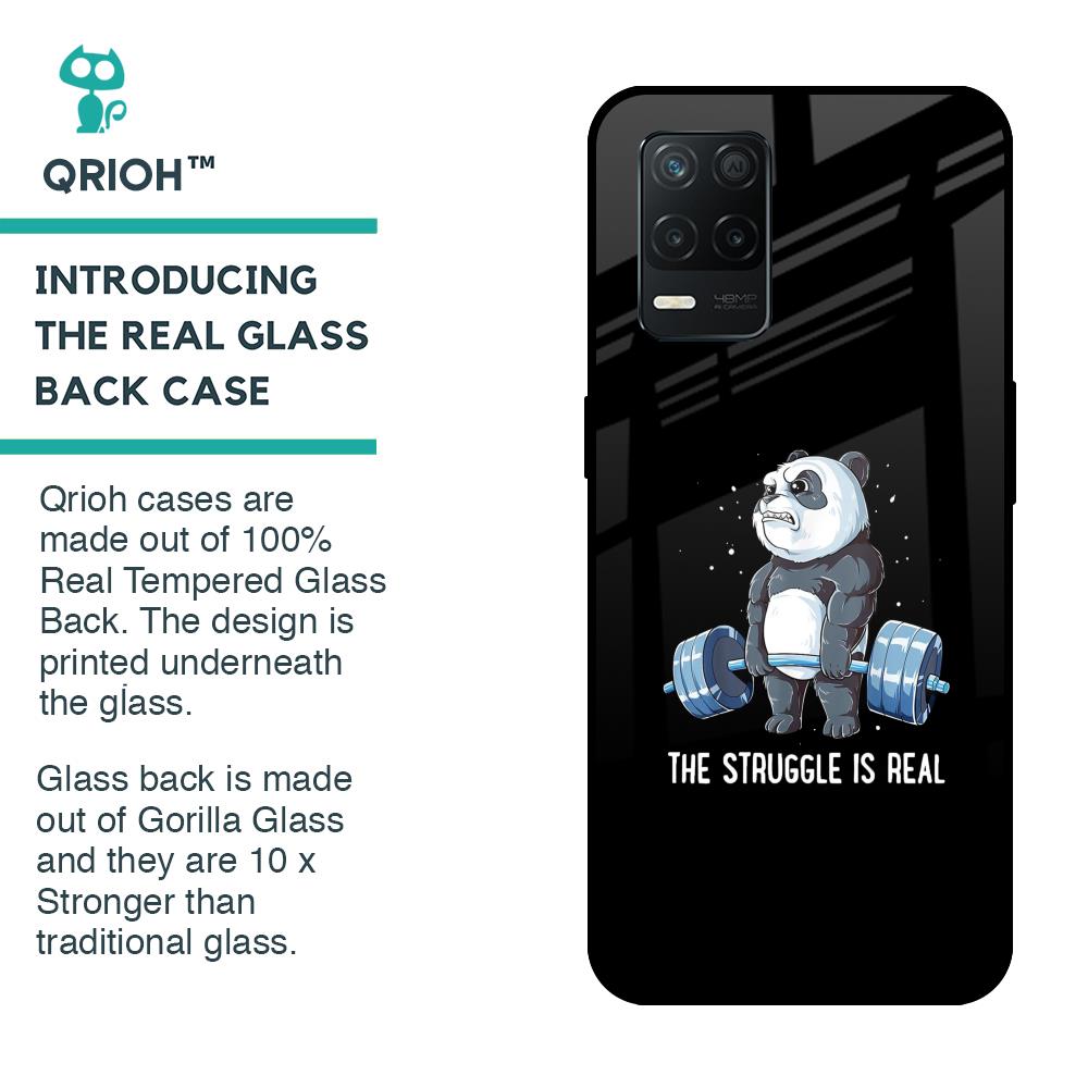 Real Struggle Glass Case for Realme 8 5G