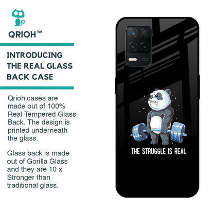 Real Struggle Glass Case for Realme 8 5G