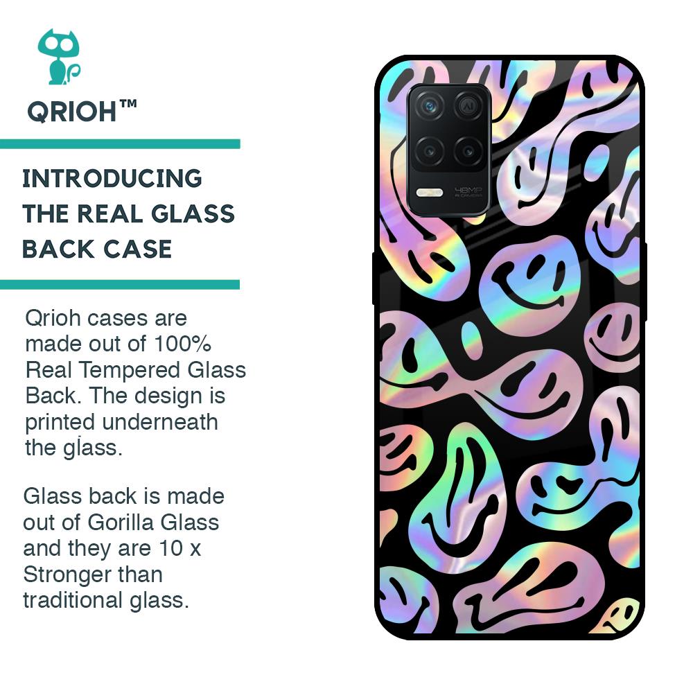 Acid Smile Glass Case for Realme 8 5G