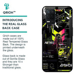 Astro Glitch Glass Case for Realme 8 5G