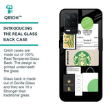 Coffee Latte Glass Case for Realme 8 5G