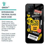 Danger Signs Glass Case for Realme 8 5G