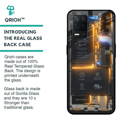 Glow Up Skeleton Glass Case for Realme 8 5G