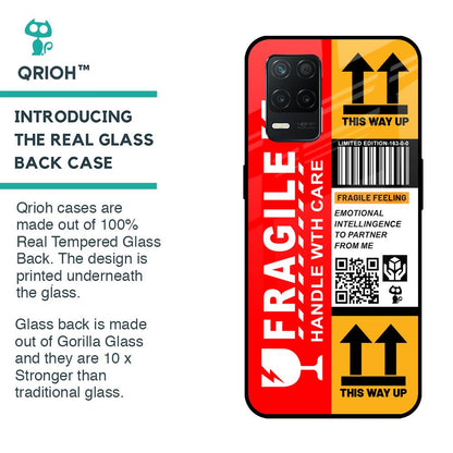 Handle With Care Glass Case for Realme 8 5G