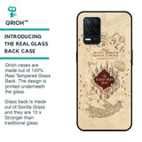 Magical Map Glass Case for Realme 8 5G