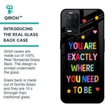 Magical Words Glass Case for Realme 8 5G