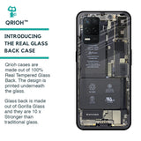 Skeleton Inside Glass Case for Realme 8 5G