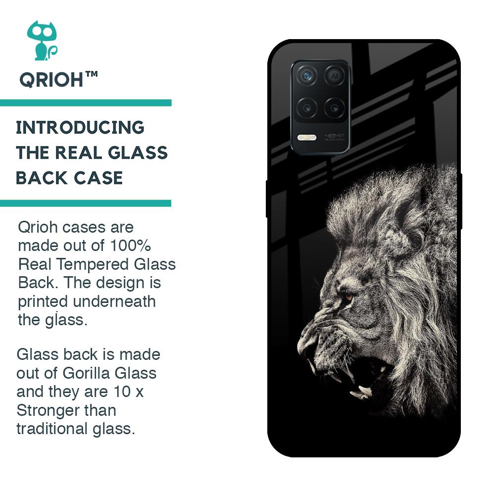 Brave Lion Glass case for Realme 8 5G