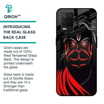 Lord Hanuman Glass Case For Realme 8 5G