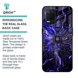 Techno Color Pattern Glass Case For Realme 8 5G