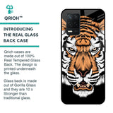 Angry Tiger Glass Case For Realme 8 5G