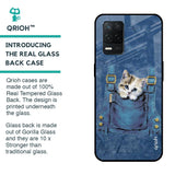 Kitty In Pocket Glass Case For Realme 8 5G