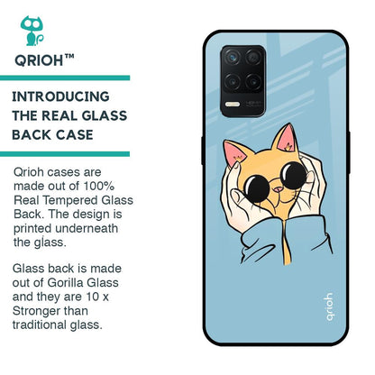 Adorable Cute Kitty Glass Case For Realme 8 5G