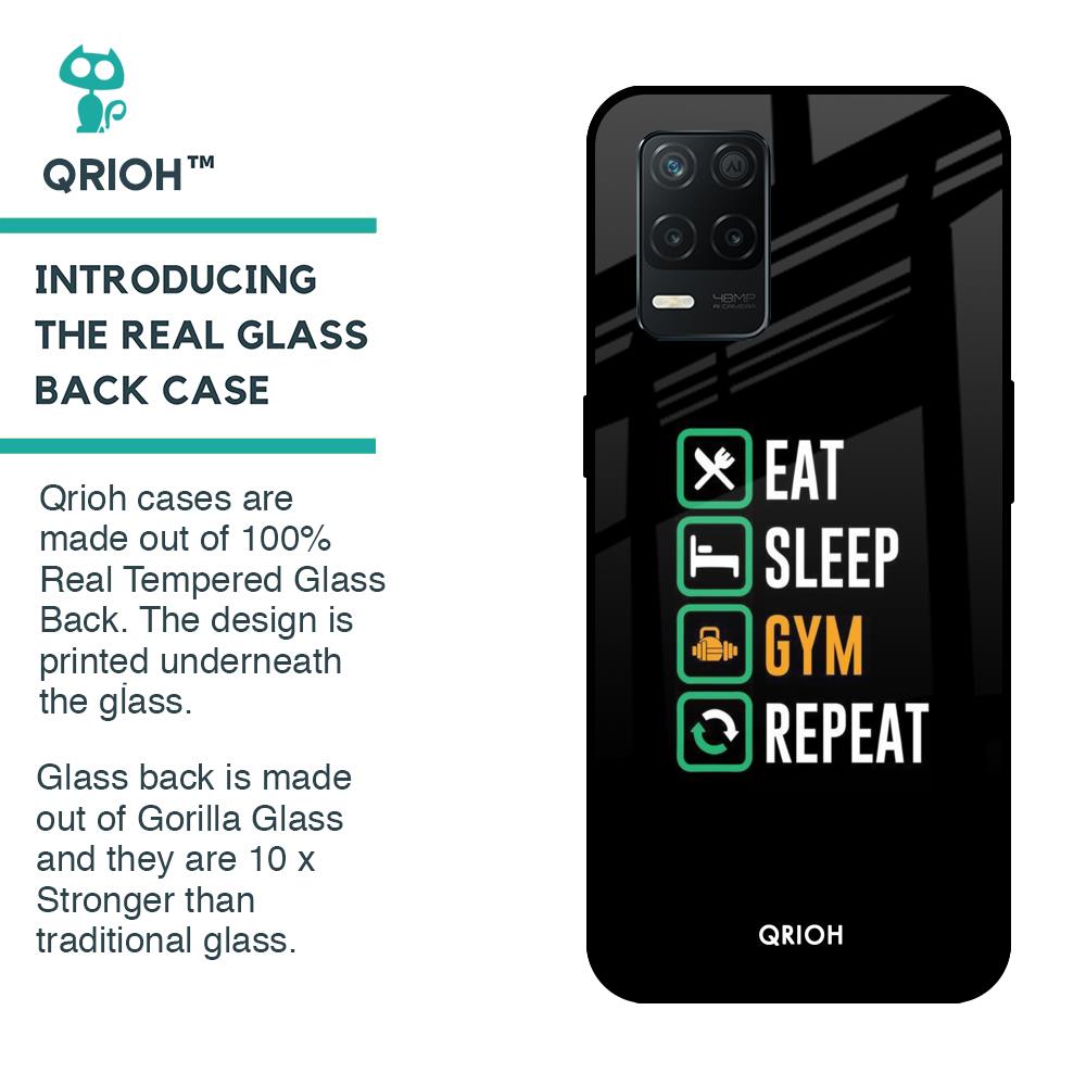 Daily Routine Glass Case for Realme 8 5G