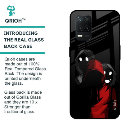Shadow Character Glass Case for Realme 8 5G