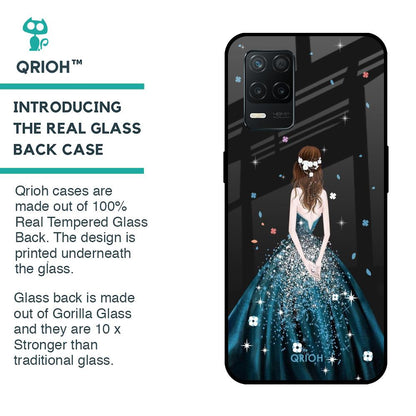 Queen Of Fashion Glass Case for Realme 8 5G