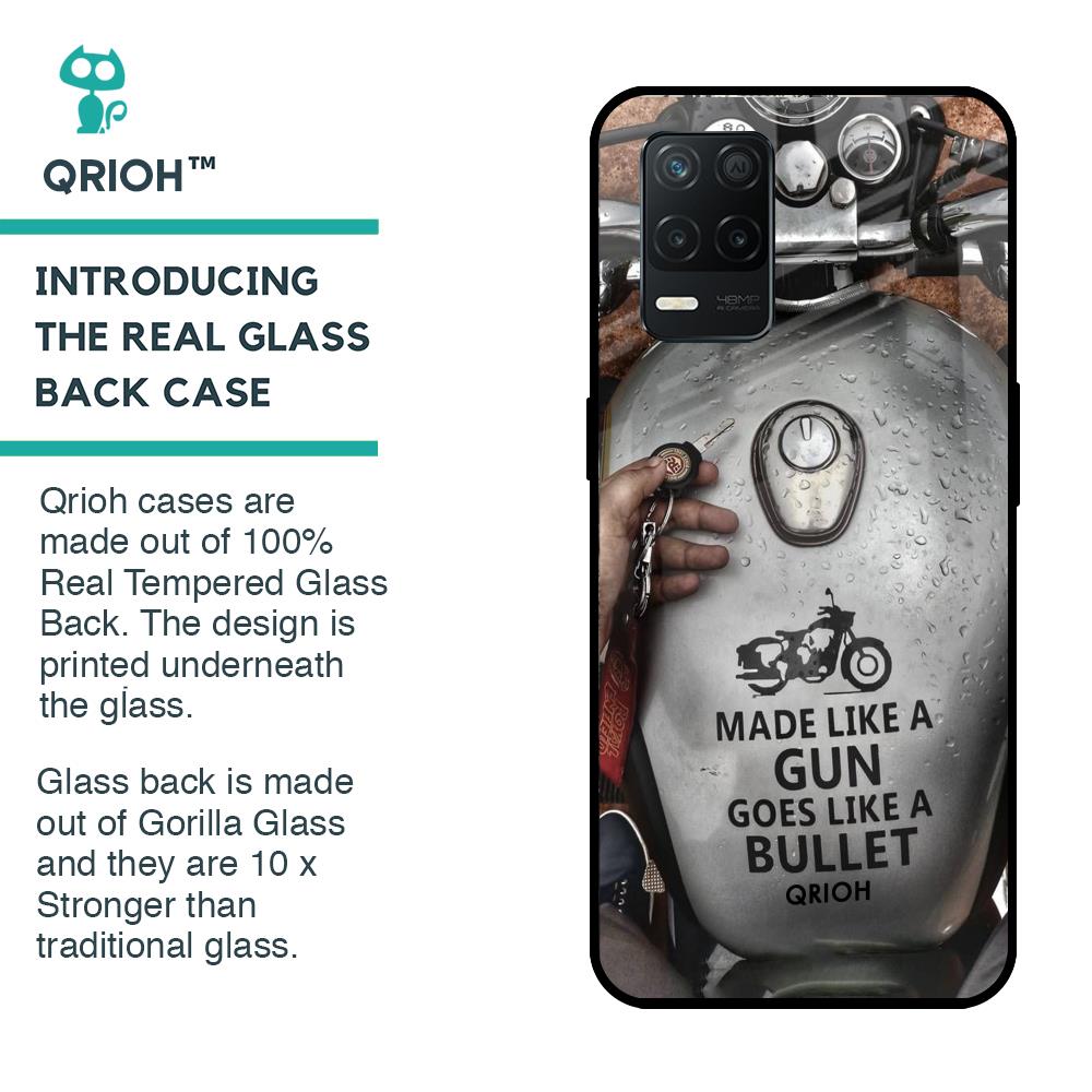 Royal Bike Glass Case for Realme 8 5G