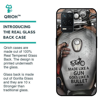 Royal Bike Glass Case for Realme 8 5G