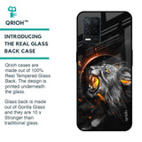 Aggressive Lion Glass Case for Realme 8 5G