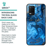 Gold Sprinkle Glass case for Realme 8 5G