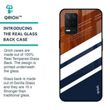 Bold Stripes Glass case for Realme 8 5G