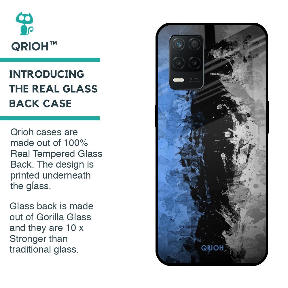 Dark Grunge Glass Case for Realme 8 5G