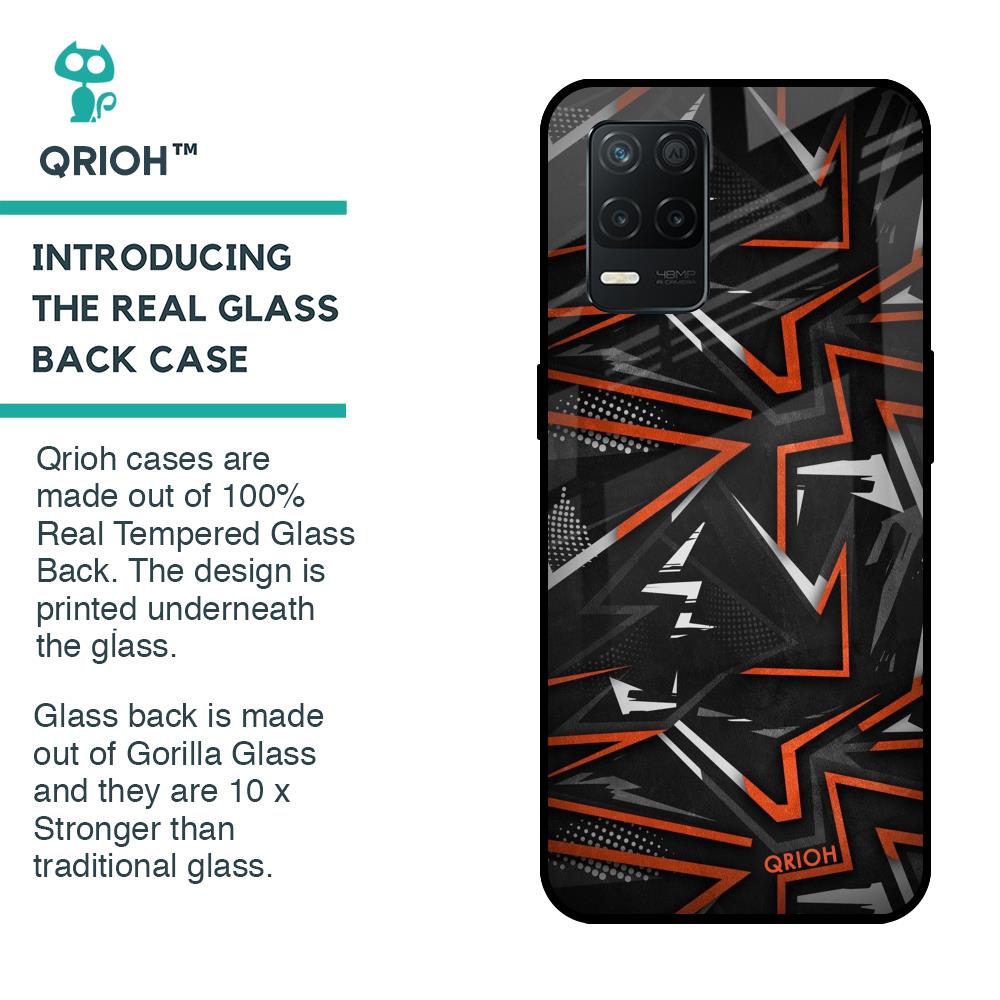 Vector Art Glass Case for Realme 8 5G