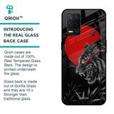 Red Moon Tiger Glass Case for Realme 8 5G