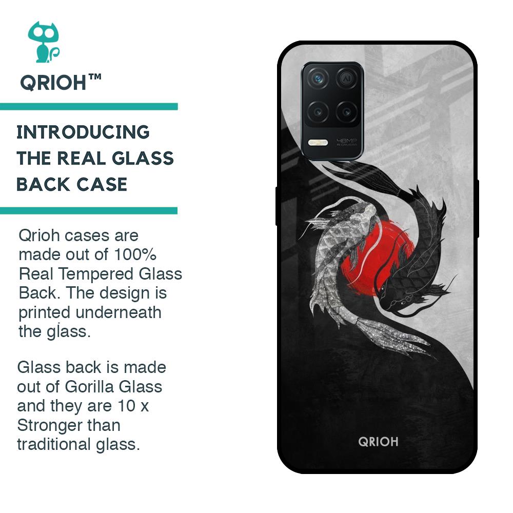 Japanese Art Glass Case for Realme 8 5G